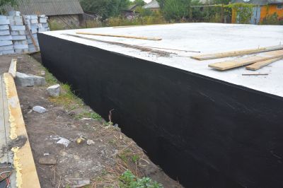 Waterproofing Material in Use
